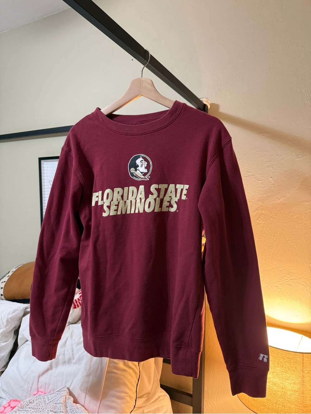 Russell Athletic Maroon Florida State Seminoles Crewneck Sweatshirt